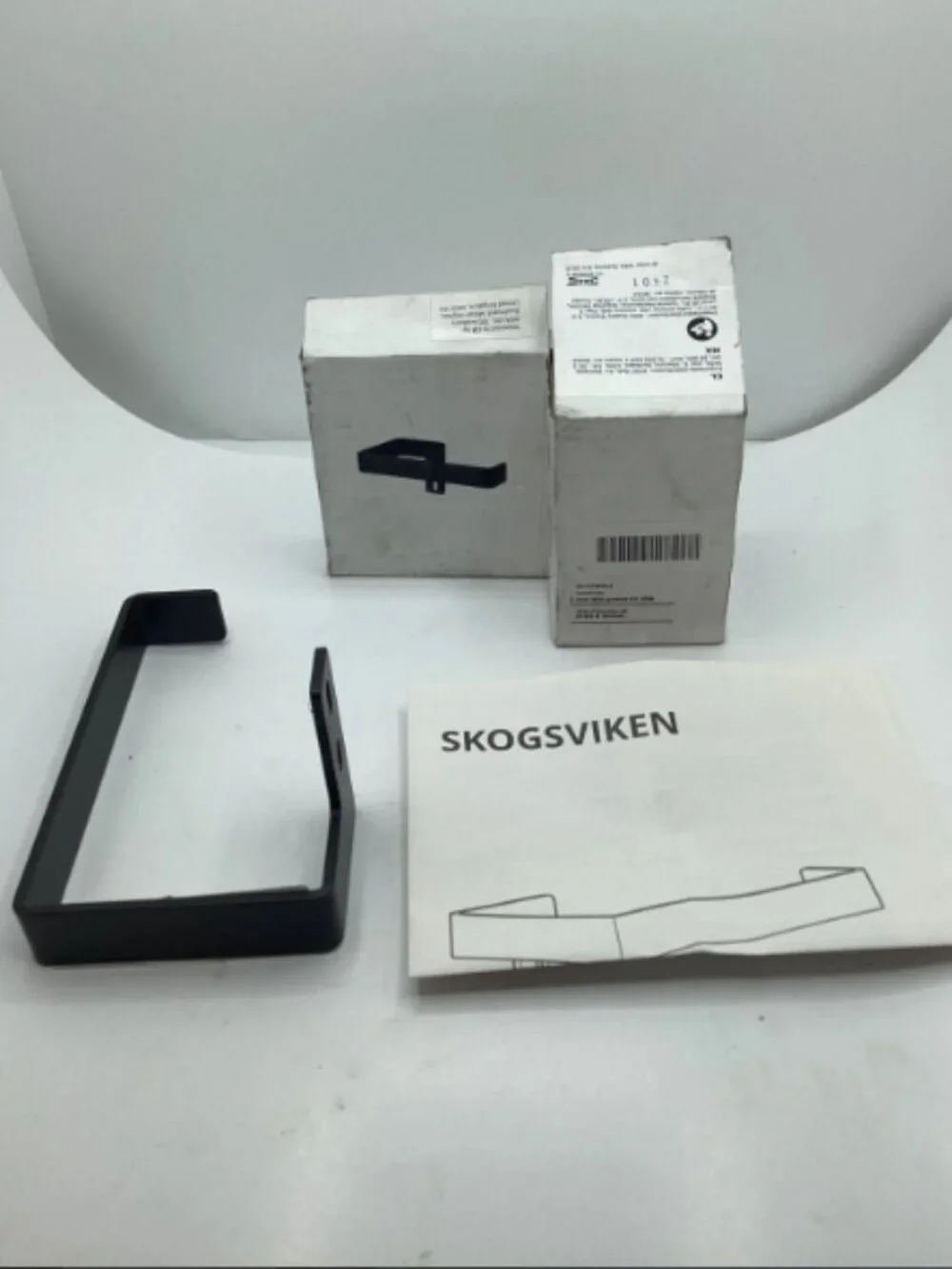 SKOGSVIKEN 204.238.24 Toilet roll holder, black